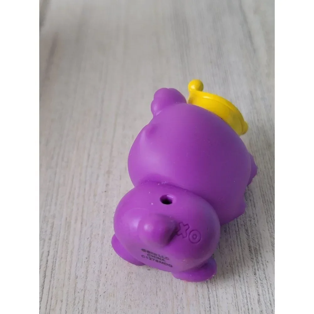 Purple‎ teddy bear bath toy Crown Princess Royal toy figure